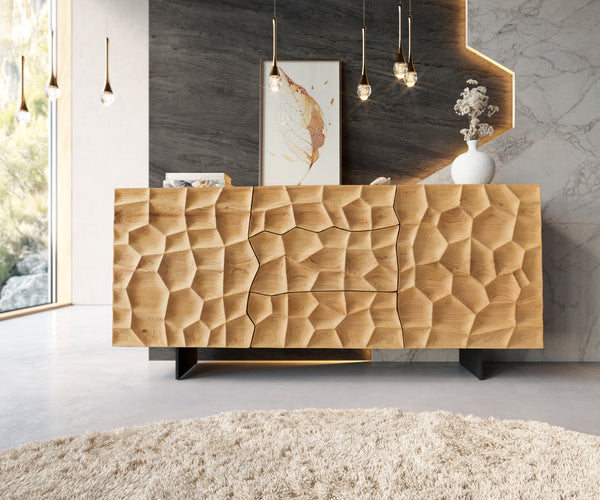 Sideboard Solu 175cm Oak Wood Natural