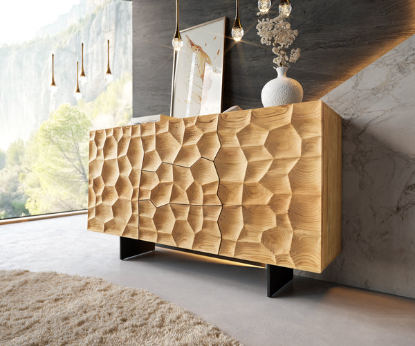 Sideboard Solu 145cm Oak Wood Natural