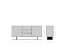 Sideboard Solu 145cm Oak Wood Natural