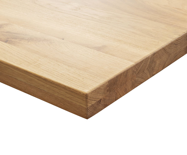 Dining Table Olympus 300x100cm Oak Wood Natural Cross Frame Black