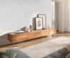 TV Stand Wyatt 220 cm Acacia Wood Natural V-Leg