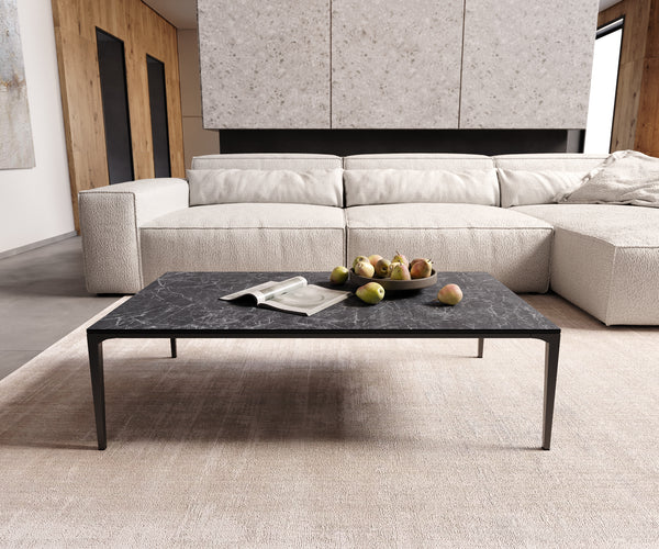 Rectangle Coffee Table Aurora Ceramic 110x60cm Anthracite