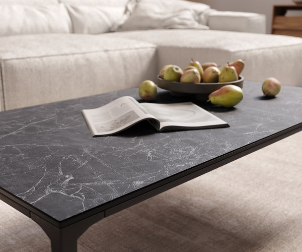 Rectangle Coffee Table Aurora Ceramic 110x60cm Anthracite