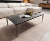 Rectangle Coffee Table Aurora Ceramic 110x60cm Brown