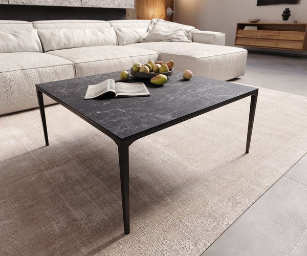 Square Coffee Table Aurora Ceramic 85cm Anthracite