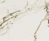 Coffee Table Ekrem 88x85cm Ceramic Calacatta Luxe Gold Haripin Frame Metal Titanium