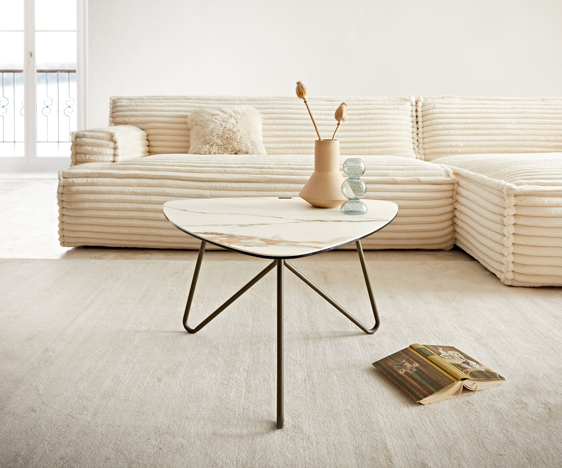 Coffee Table Aurora Ceramic 66cm Gold