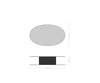 Coffee Table Aurora Oval Ceramic 150x90cm Beige