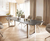 Dining Table Aurora 300cm Ceramic Anthracite Square Frame Steel