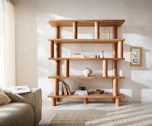Shelf Rack Accra 170x190cm Acacia Wood Natural