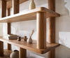 Shelf Rack Accra 170x190cm Acacia Wood Natural
