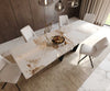Dining Table Aurora 300x100cm Ceramic Beige Spider Frame Black