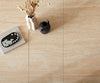 Dining Table Aurora Extendable 180-220cm Ceramic Natural Cross Frame Black