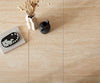 Dining Table Aurora 180-220x100cm Ceramic Travertine V-Frame Black