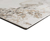 Dining Table Aurora Extendable 200-300cm Ceramic Beige Cross Frame Black