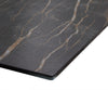 Dining Table Aurora Extendable 200-300cm Ceramic Brown W Frame Black