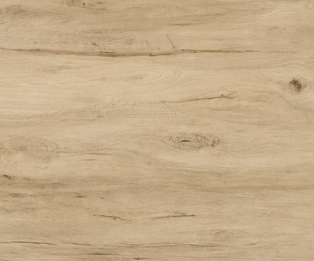 Extendable Dining Table Aurora 200-300x100cm Ceramic Sabbia Oak-Look Spider Frame Black