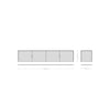 Floating TV Stand Shavani 200cm 4 Doors Acacia Wood Natural