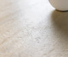 Dining Table Aurora Oval 220x120cm Ceramic Travertino Bianco Travertine Four Pillars Frame White