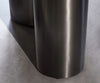 Dining Table Aurora Oval 315x150cm Ceramic Dark Brown Four Pillars Frame Graphite