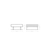 Coffee Table Anaya 90x90cm Acacia Wood Natural 1 Compartment L-Feet Silver