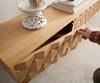 Floating TV Stand Fevo 220cm Oak Wood Natural 4 Doors