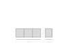 Floating Sideboard New Live-Edge 145cm 3 Doors Oak Wood Natural