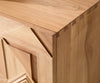 Sideboard Dareios 200cm Elm Wood Natural 4 Doors