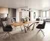 Dining Table Olympus Live-Edge 300x100cm Oak Wood Natural Spider Frame Steel