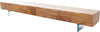 TV Stand New Live-Edge 240cm 4 Drawers Acacia Wood Natural Glass Feet