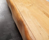 TV Stand New Live-Edge 240cm 4 Drawers Acacia Wood Natural Square Feet Black