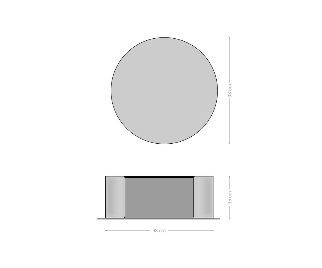 Coffee Table Haru 93x35cm Ceramic Noir Desir Brown Metal Frame Silver