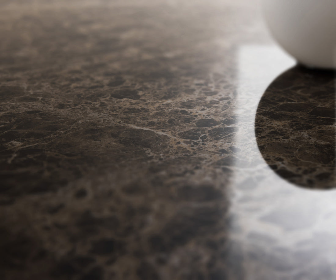 Floating TV Stand Cuor 200cm Ceramic Emperador Extra Lucidato 1 Flap Door 1 Drawer