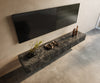 Floating TV Stand Cuor 200cm Ceramic Emperador Extra Lucidato 1 Flap Door 1 Drawer