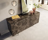 Sideboard Cuor 150cm Ceramic Emperador Extra Lucidato 3 Doors Acryl Feet