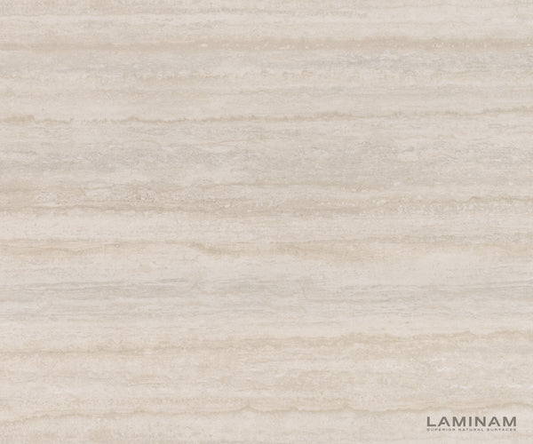 Sideboard Cuor 150cm Ceramic Travertino Bianco 3 Doors Acryl Feet