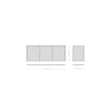 Floating Sideboard Cuor 150cm Ceramic Sabbia Oak 3 Doors