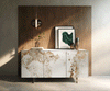 Sideboard Cuor 150cm Ceramic Minas Melange 3 Doors Acryl Feet