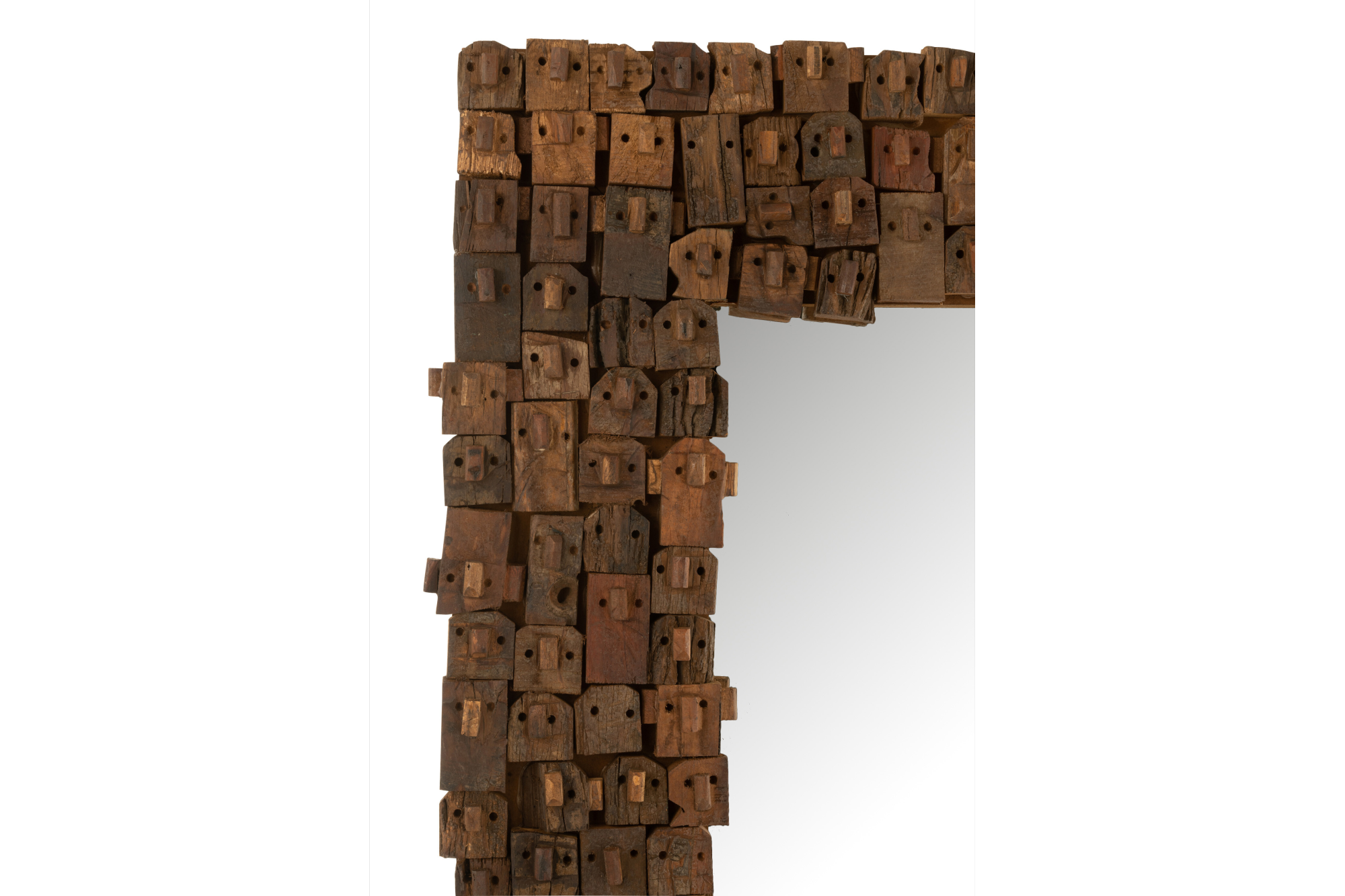 Mirror Syma 180cm Recycled Wood Natural