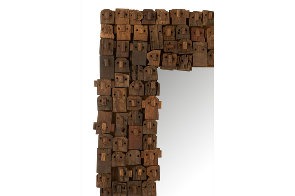 Mirror Syma 180cm Recycled Wood Natural