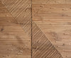 Sideboard Tereos 200cm Oak Wood Natural 4 Doors Angled Feet Black