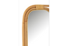 Wall Mirror Ladder 152cm Rattan Natural