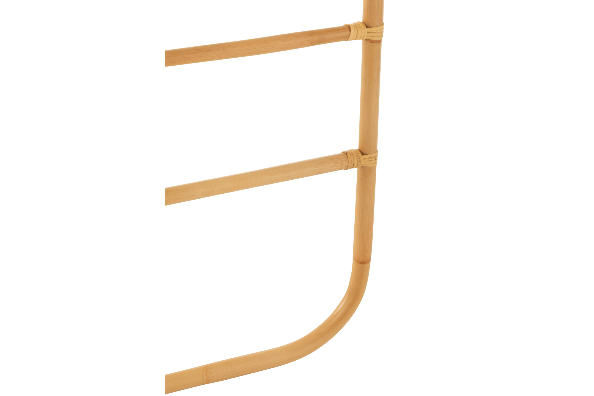 Wall Mirror Ladder 152cm Rattan Natural