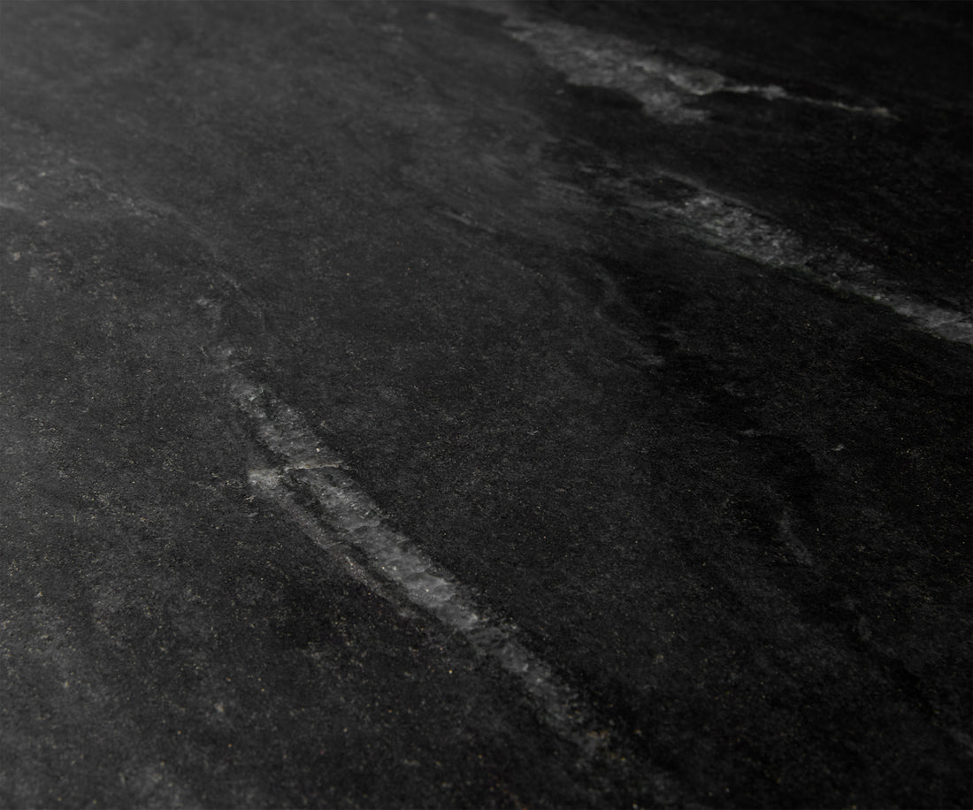 Round Dining Table Adenza 140x140cm Marble Black Metal Frame Gold