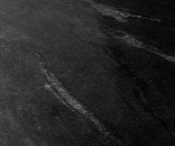 Round Dining Table Adenza 140x140cm Marble Black Metal Frame Gold