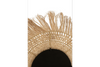 Round Wall Mirror Banana Leaf 90cm Natural
