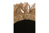 Round Wall Mirror Banana Leaf 120cm Natural