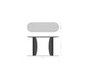 Console Table Solena 135x40cm Marble Black Metal Black