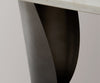 Console Table Solena 135x40cm Marble White Metal Black