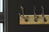 Wall Coatrack Deer 50cm Metal Brass